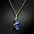 Кулон "Piena Ceļš (Bermuda Blue)" с кристаллами Swarovski™